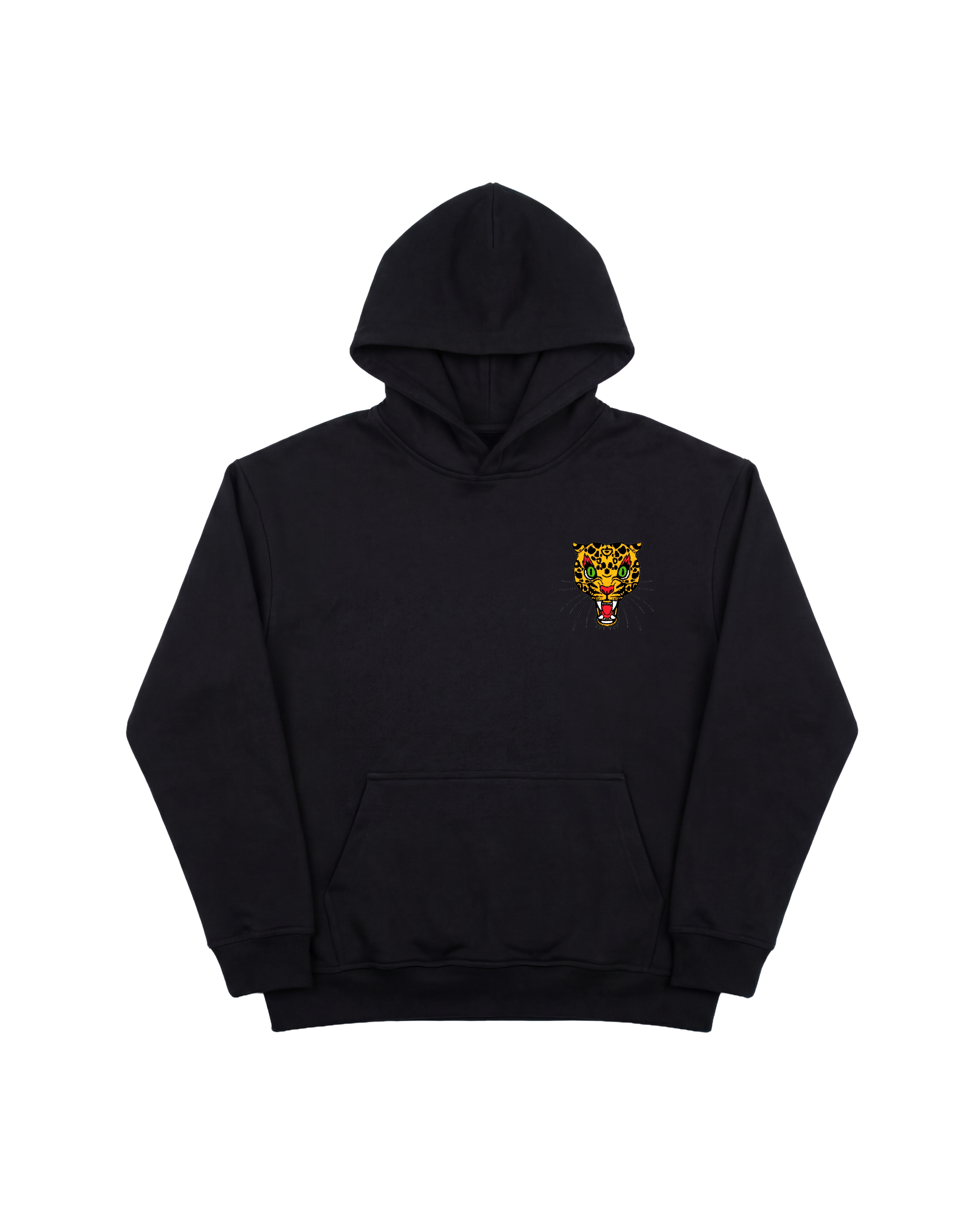Cubica Leopard Hoodie 410 Negro Cubica