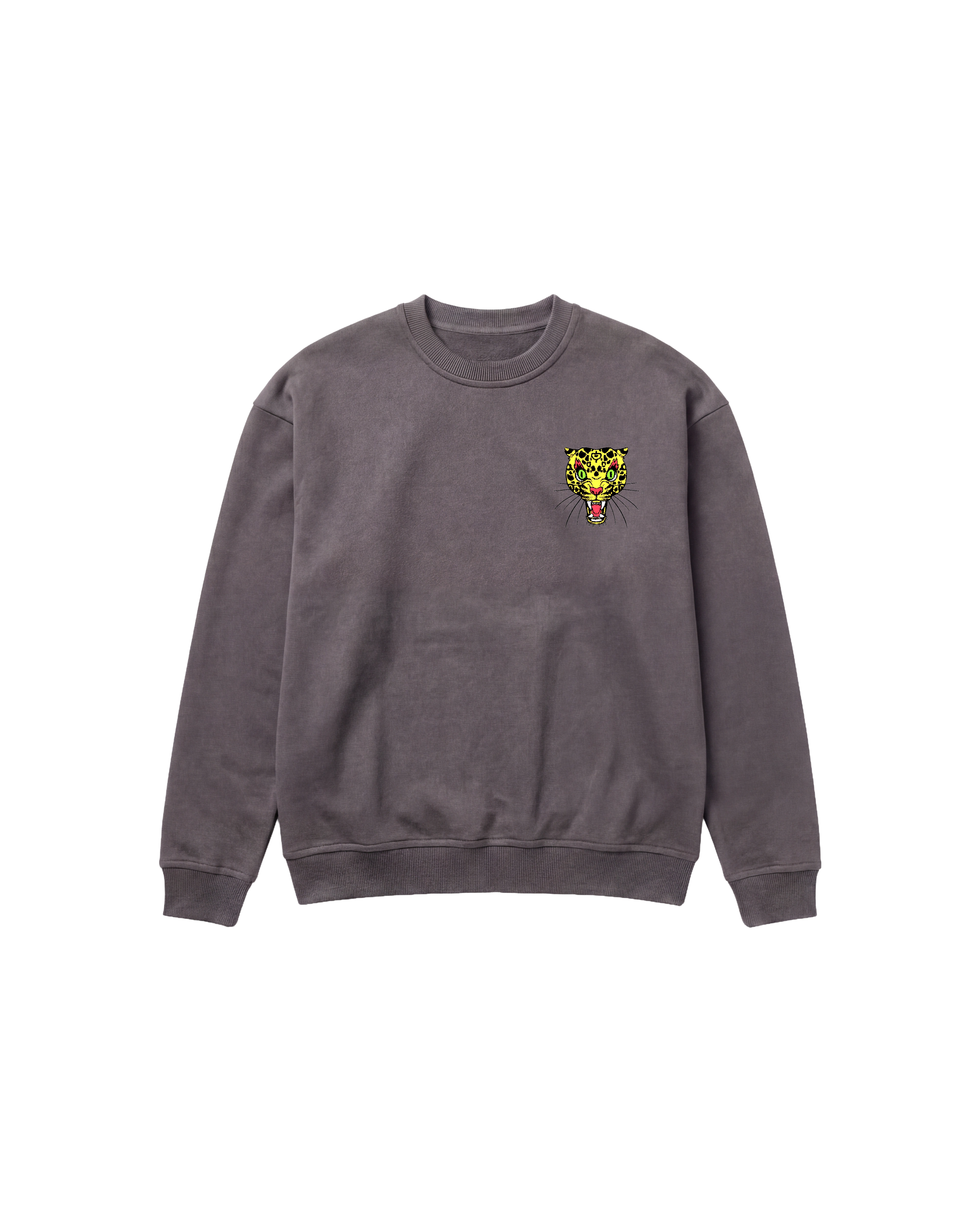 Cubica Leopard Sweatshirt 410 Gris Oscuro Cubica