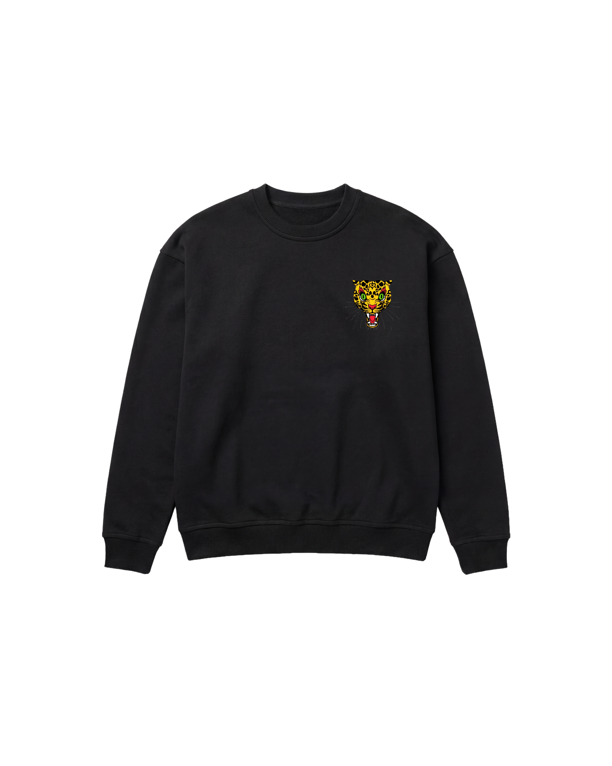 Cubica Leopard Sweatshirt 410 Negro Cubica