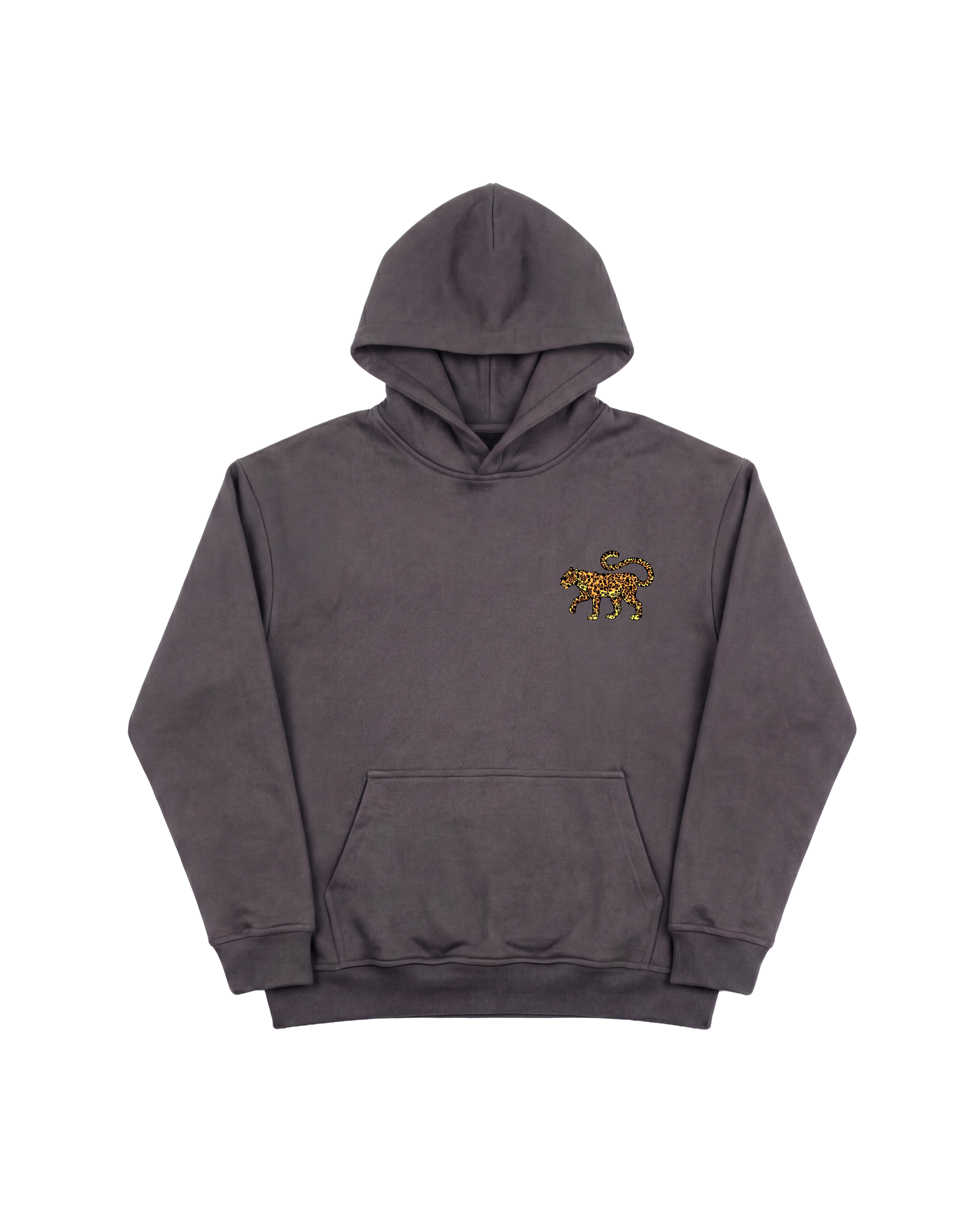 Cubica Leopardo Hoodie 410 Gris Oscuro Cubica
