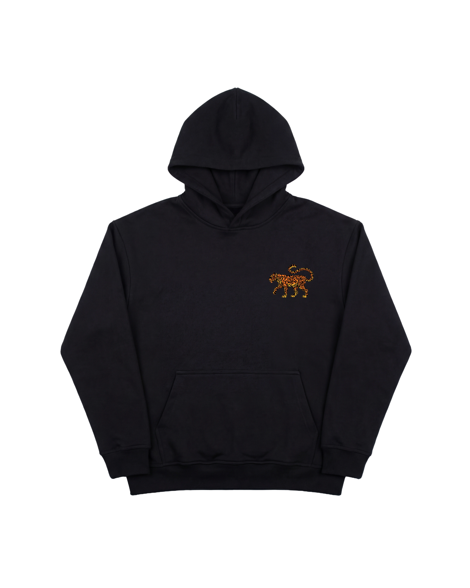 Cubica Leopardo Hoodie 410 Negro Cubica