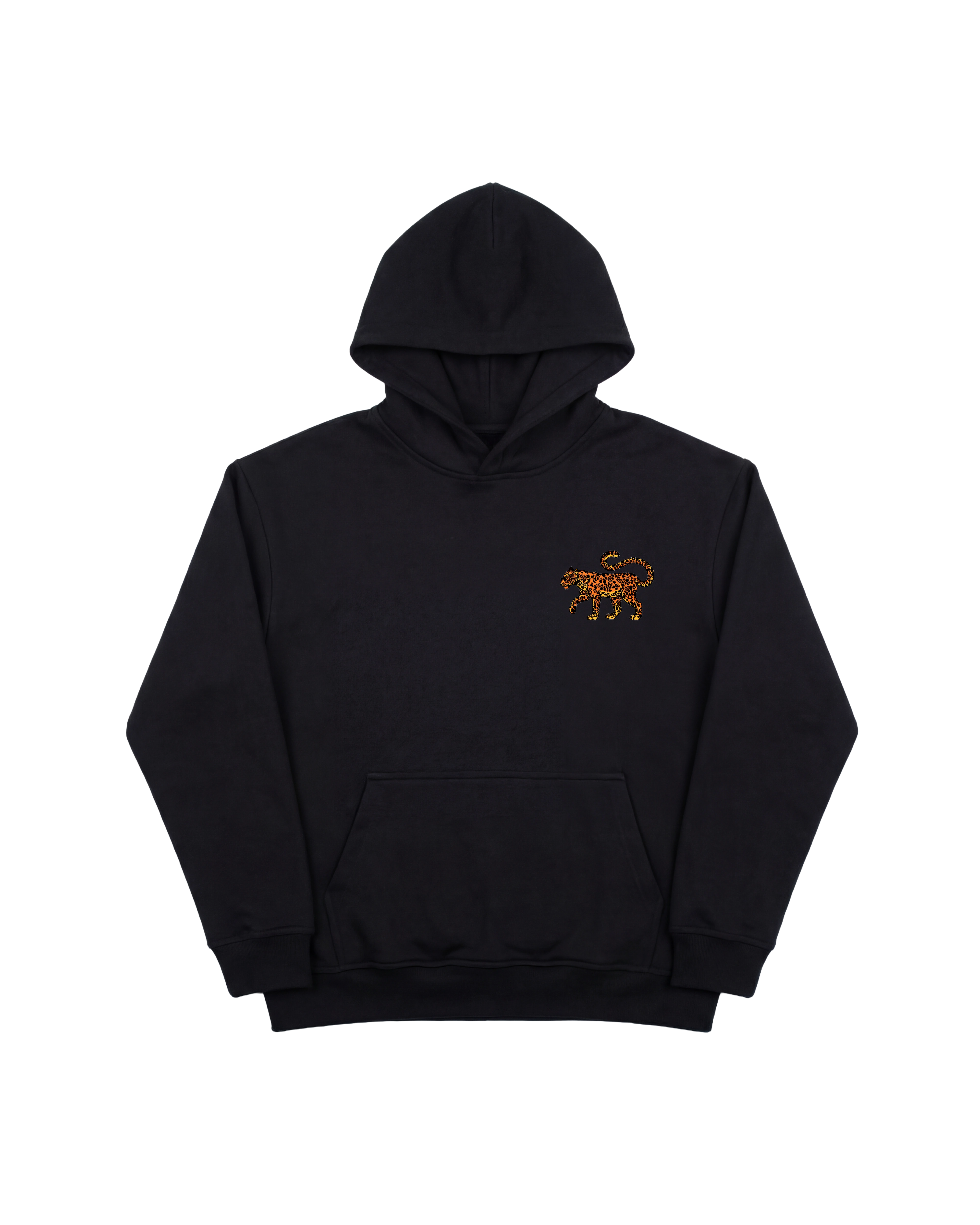 Cubica Leopardo Hoodie 410 Negro Cubica