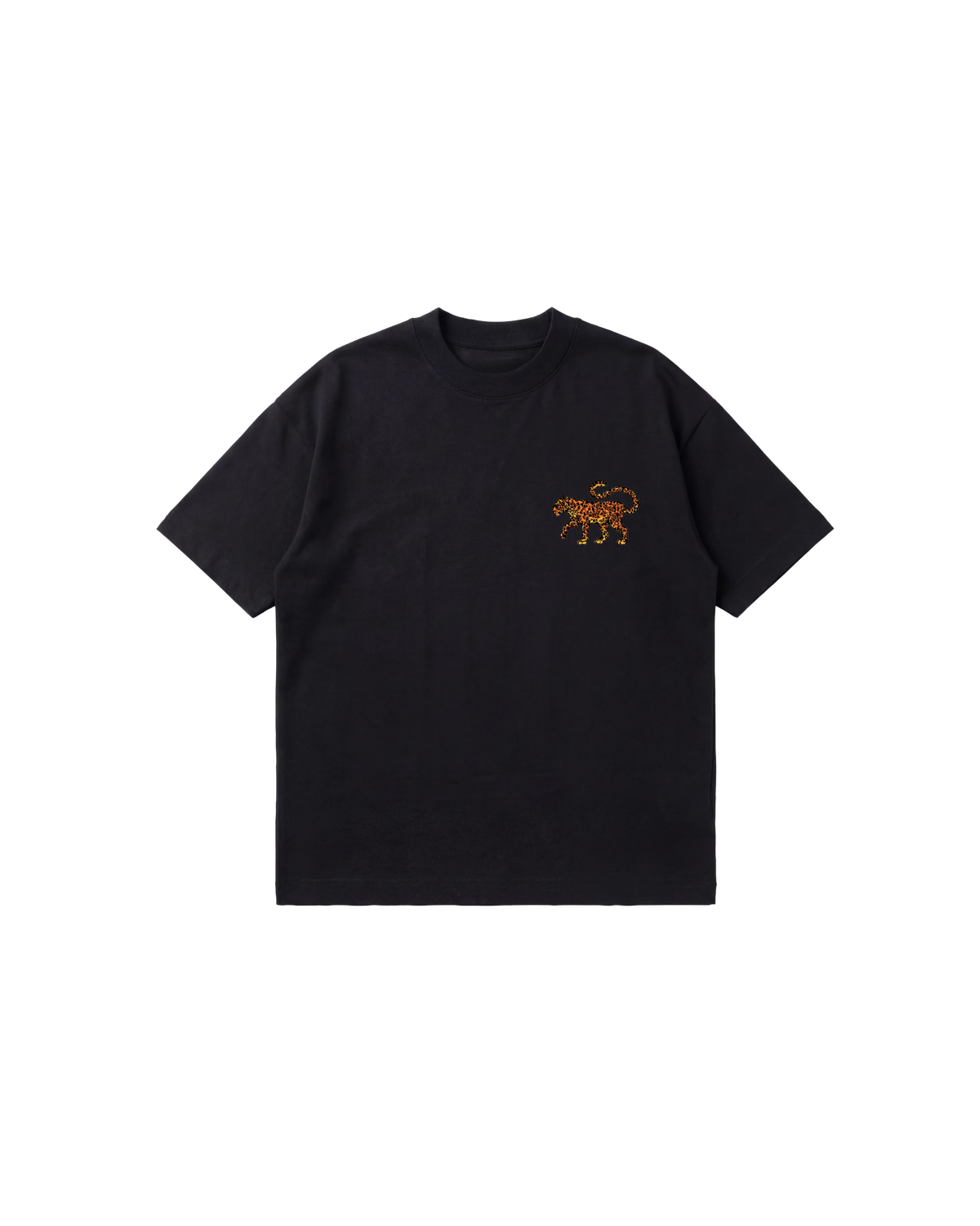 Cubica Leopardo Semi Oversize 250 Negro Cubica