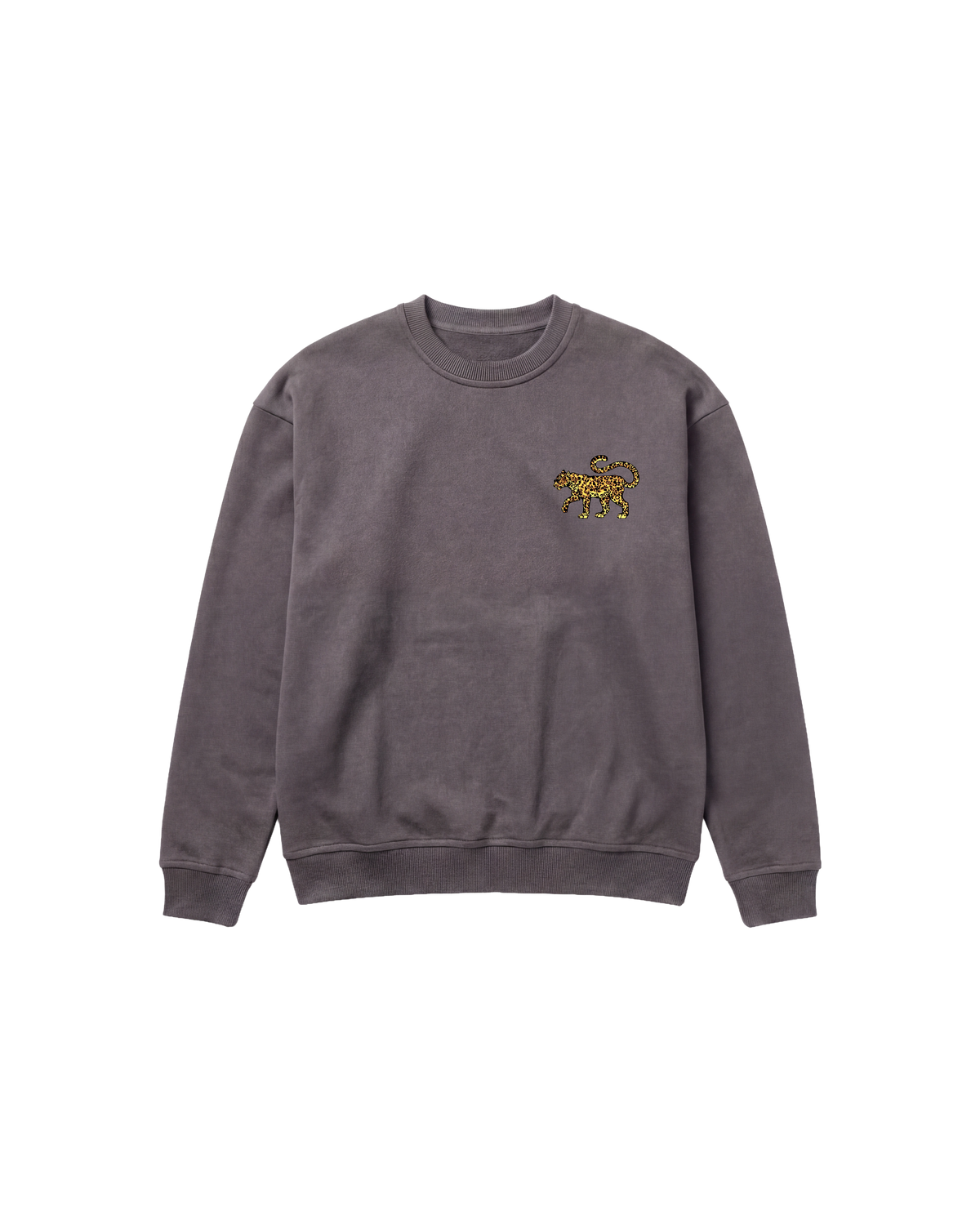 Cubica Leopardo Sweatshirt 410 Gris Oscuro Cubica