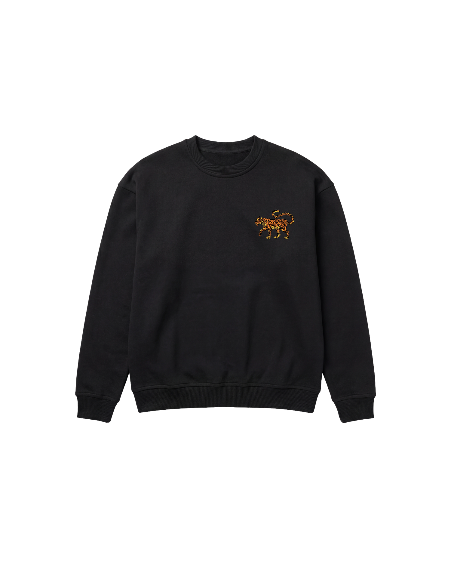Cubica Leopardo Sweatshirt 410 Negro Cubica