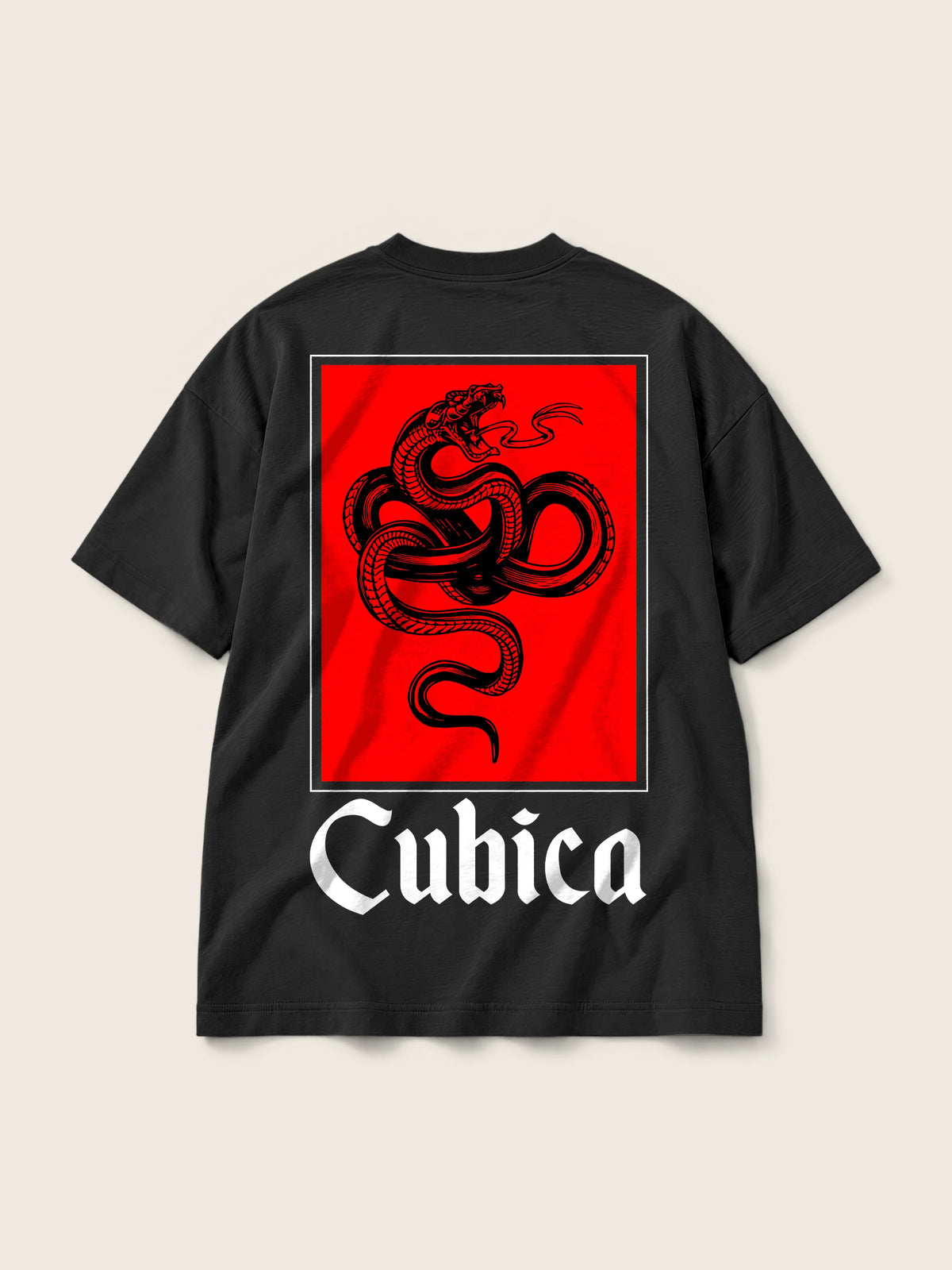 Cubica Snake · Camiseta Semi Oversize 310g — Imagen del producto 3