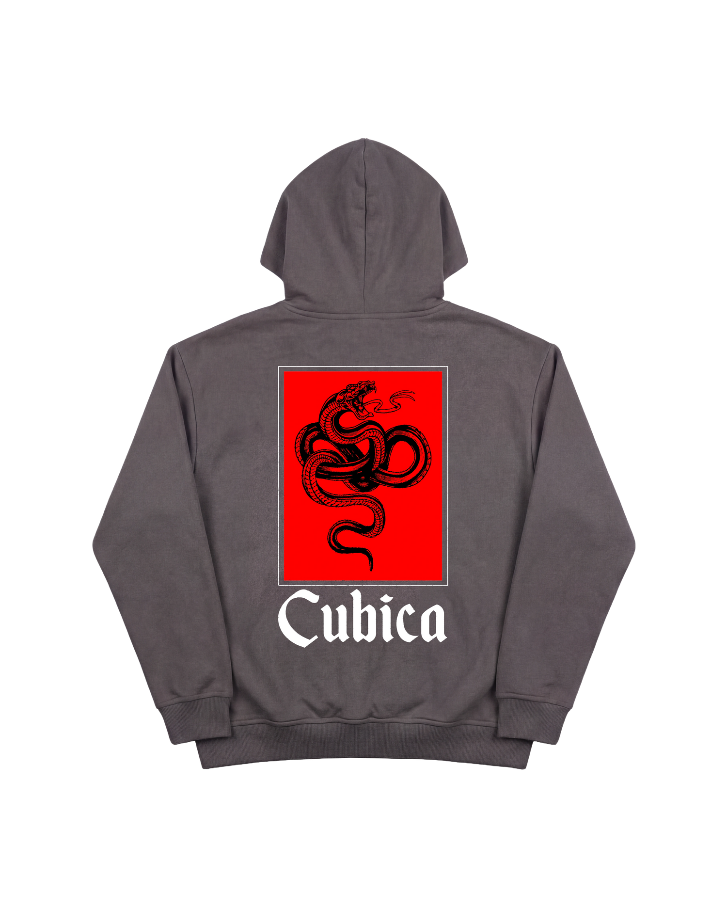 Cubica Snake Hoodie 410 Gris Oscuro Cubica