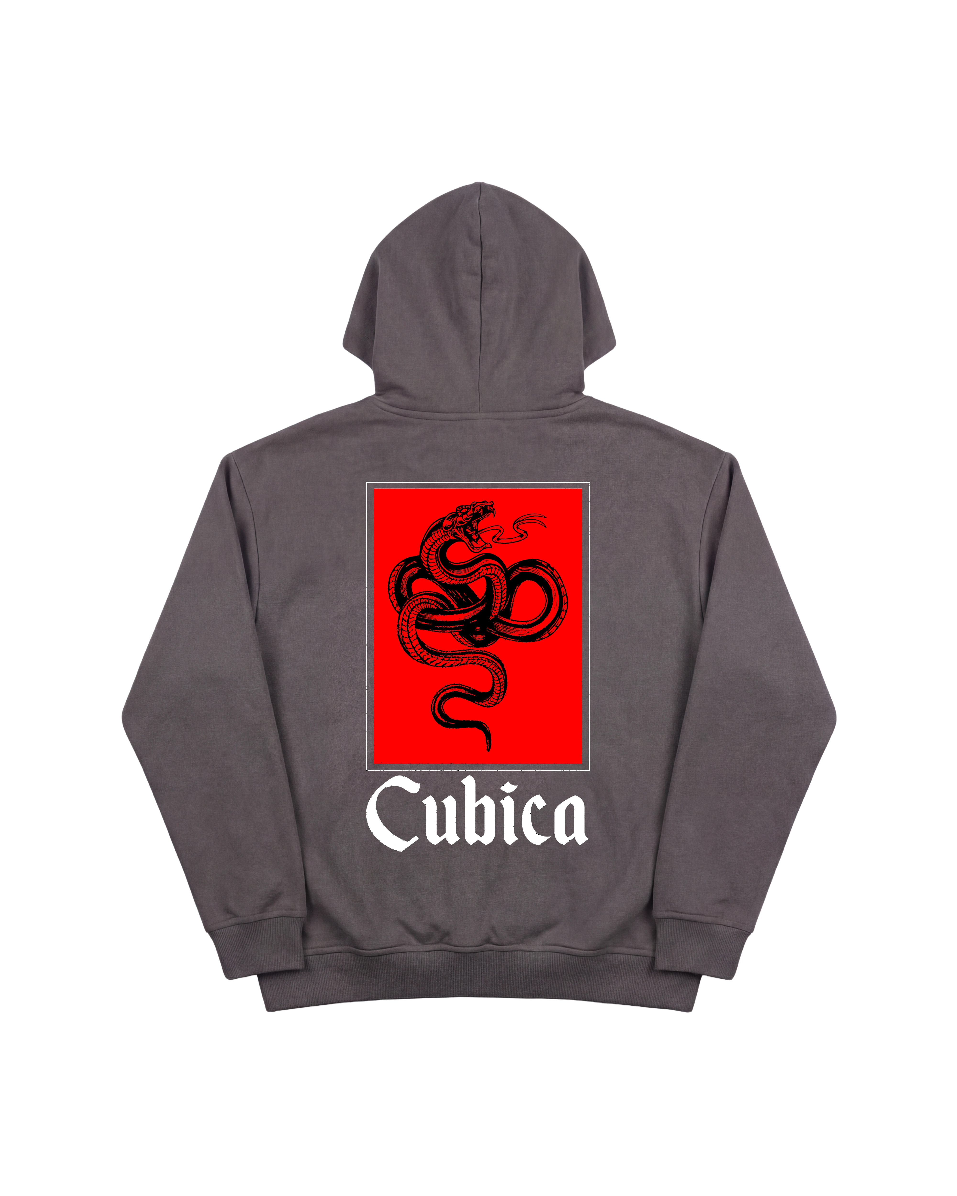 Cubica Snake Hoodie 410 Gris Oscuro Cubica