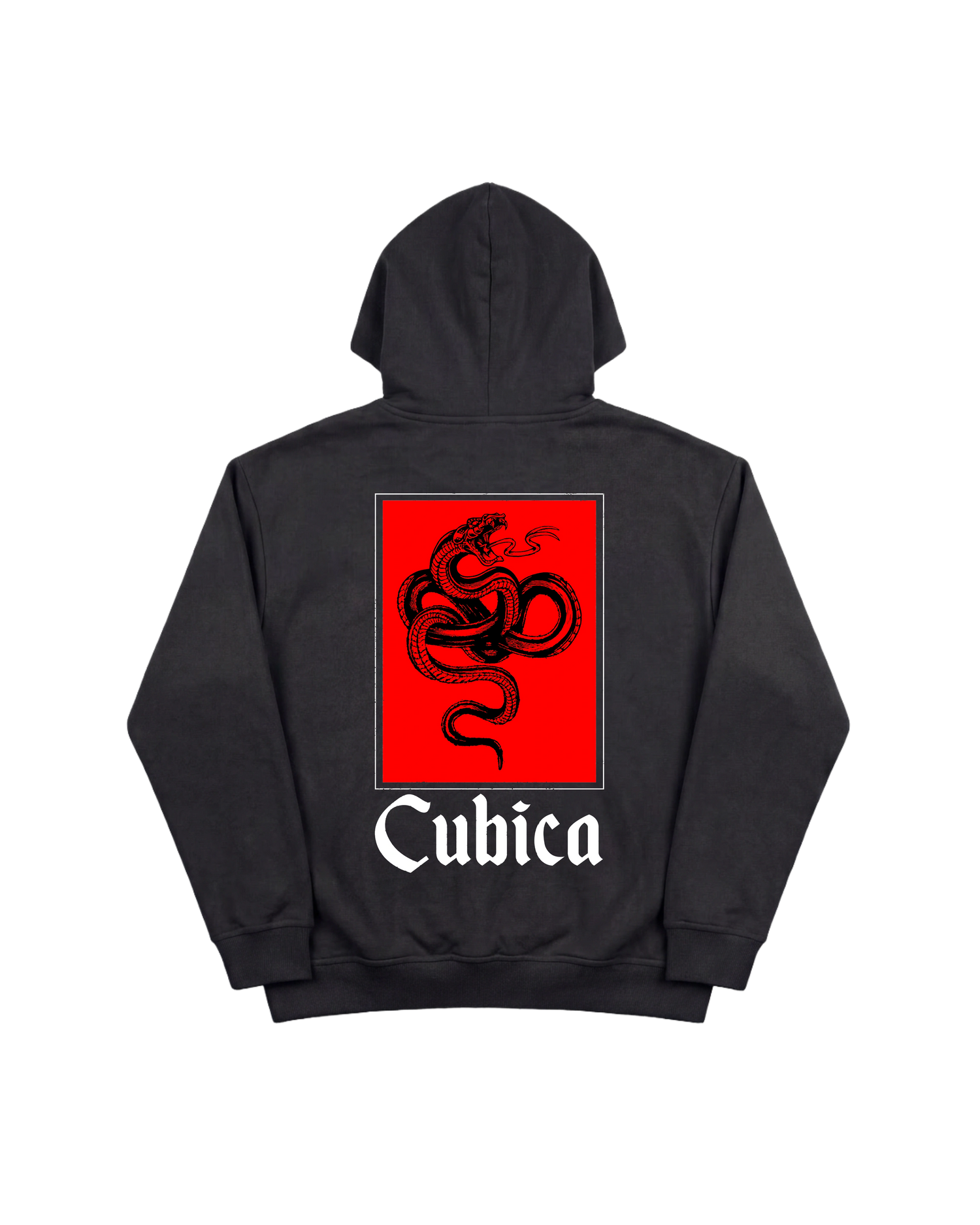 Cubica Snake Hoodie 410 Negro Cubica