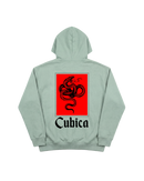Cubica Snake Hoodie 410 Verde Menta Cubica