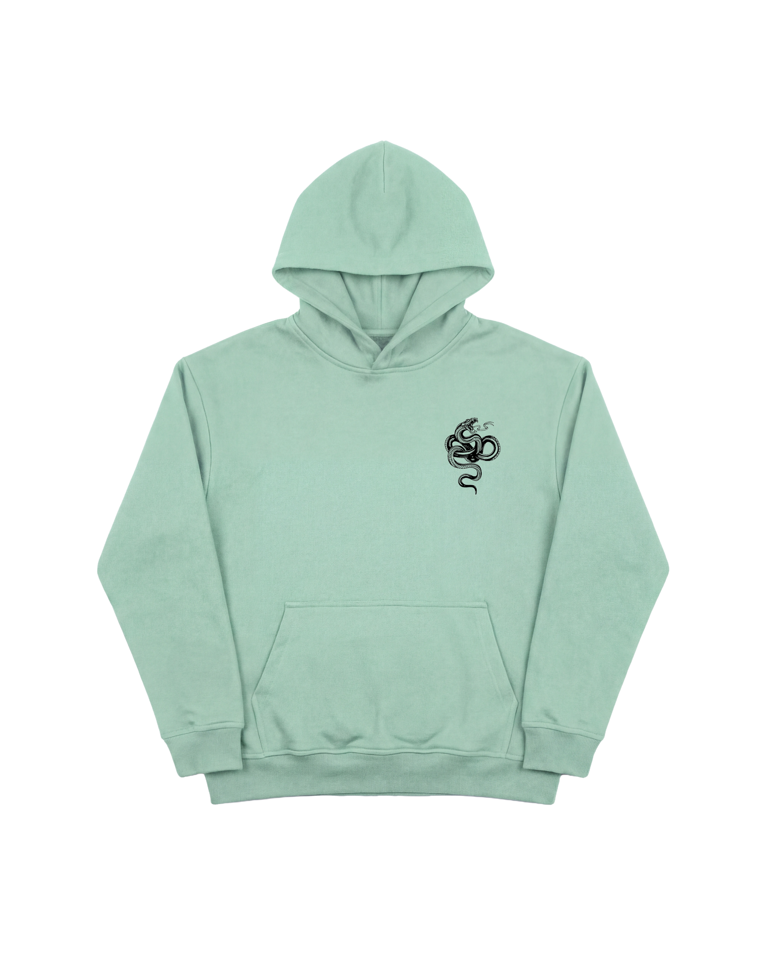 Cubica Snake Hoodie 410 Verde Menta Cubica