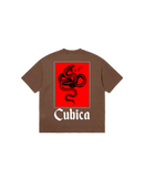 Cubica Snake Semi Oversize 310 Chocolate Cubica
