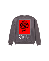 Cubica Snake Sweatshirt 410 Gris Oscuro Cubica