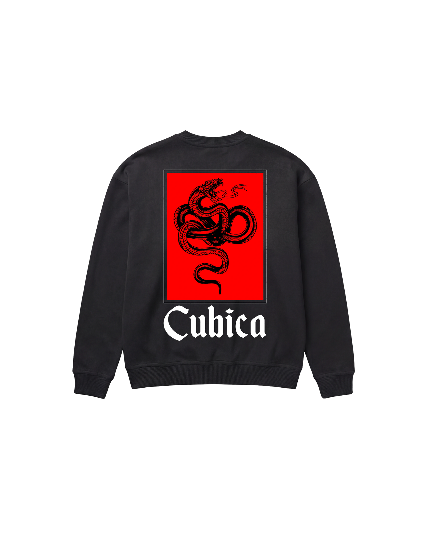 Cubica Snake Sweatshirt 410 Negro Cubica