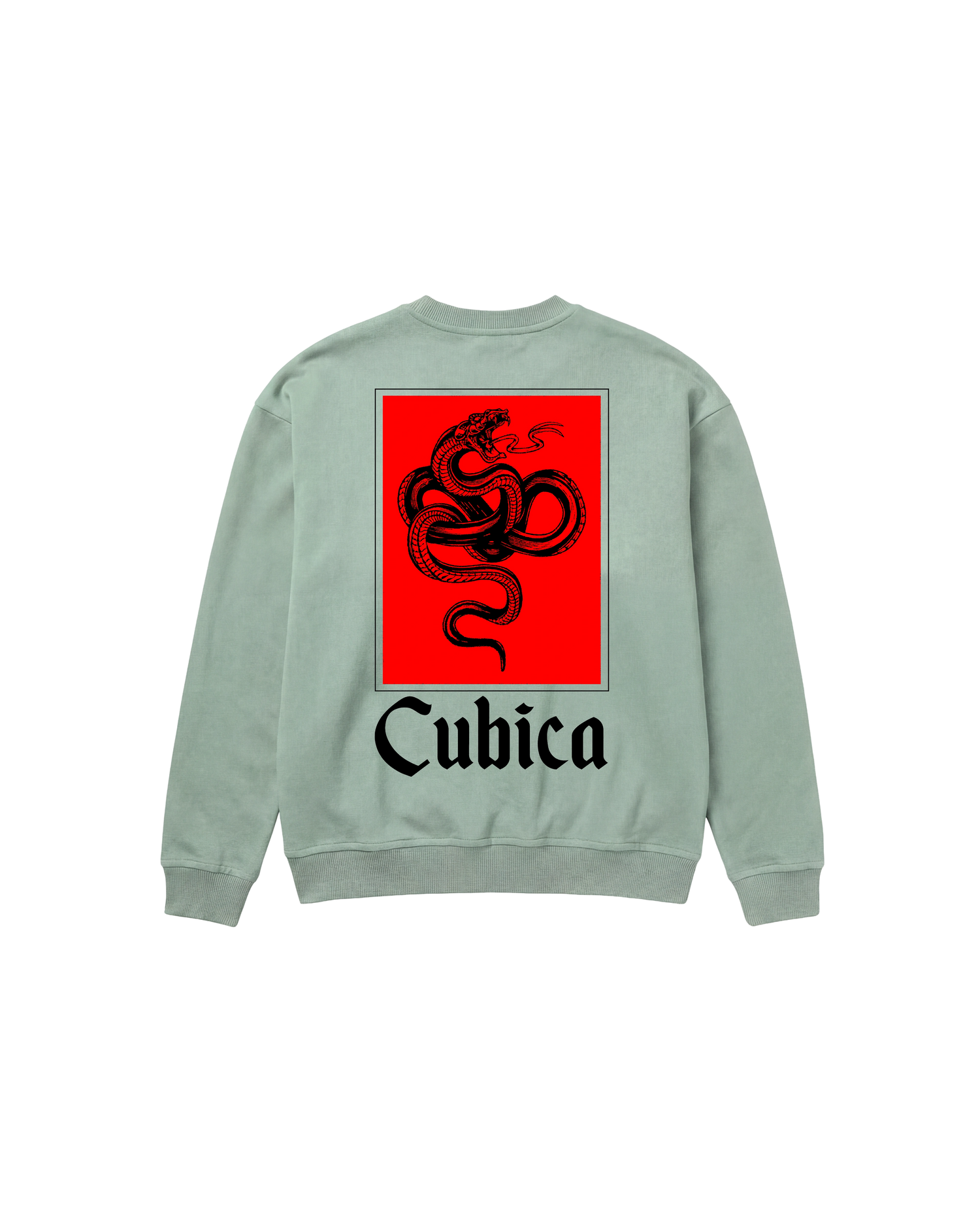 Cubica Snake Sweatshirt 410 Verde Menta Cubica