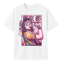 Camiseta Cubica Tokyo Neon 2050 (F)