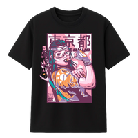 Camiseta Cubica Tokyo Neon 2050 (F)
