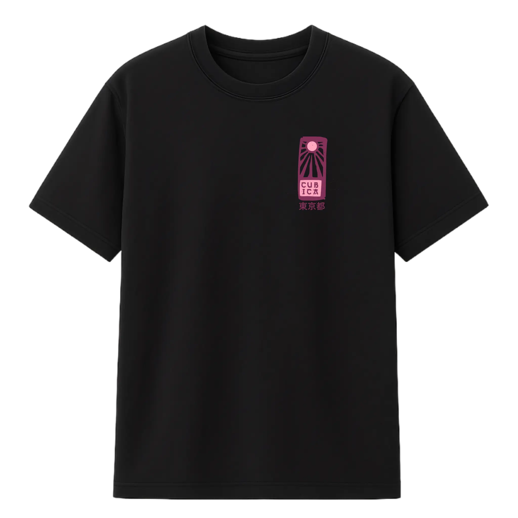 Camiseta Cubica Tokyo Neon 2050 (P)