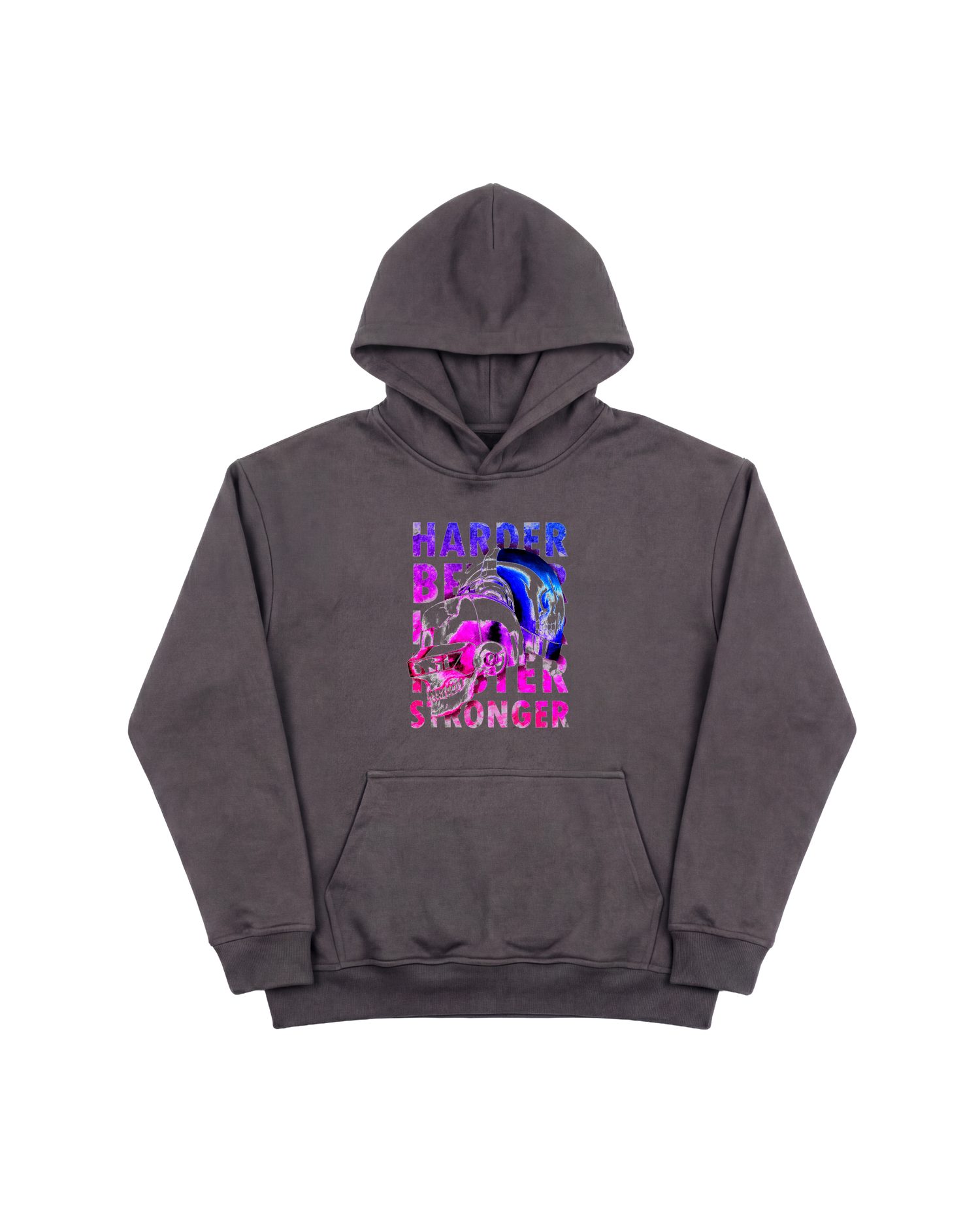 Daft Craneos Hoodie 410 Gris Oscuro Cubica