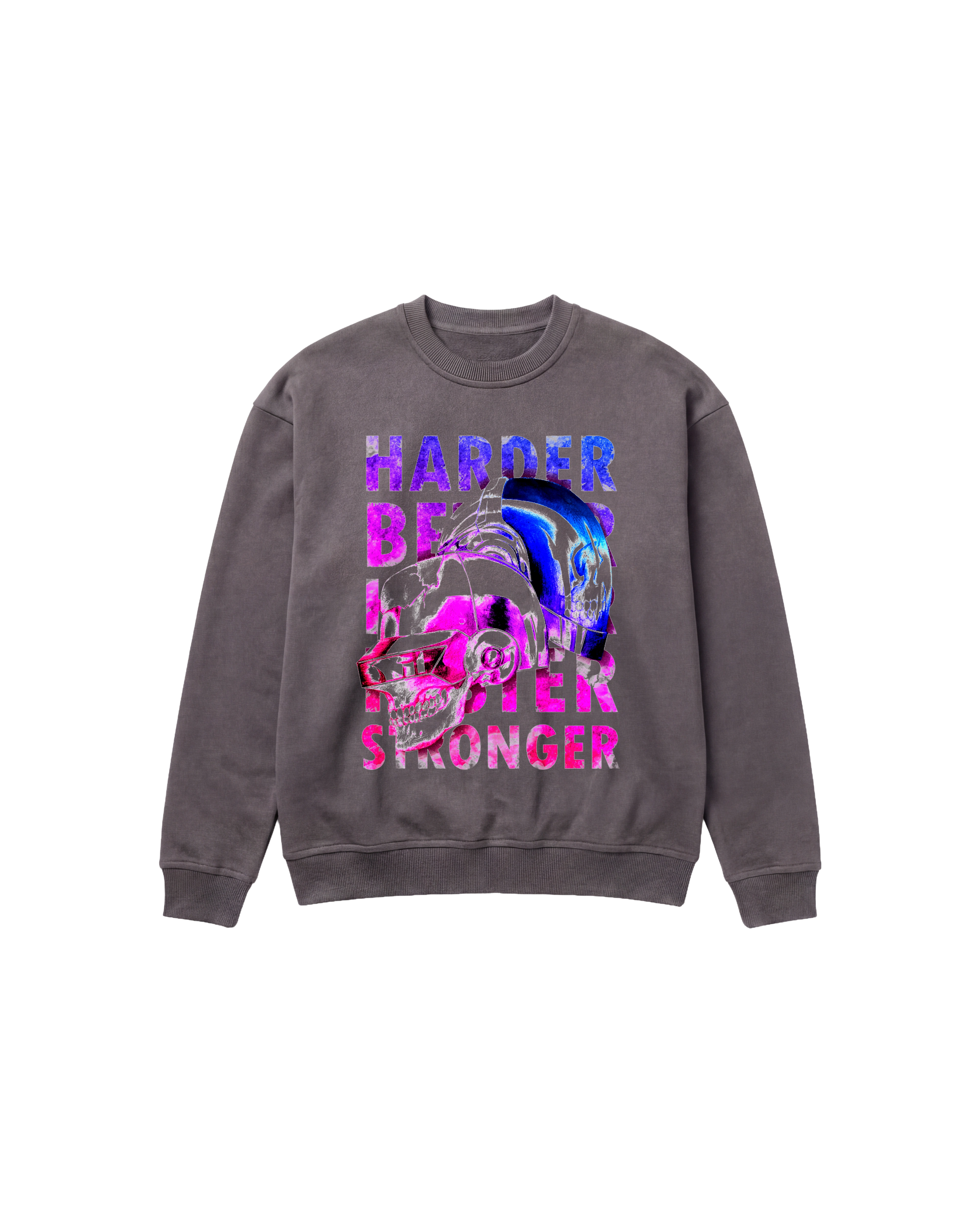 Daft Craneos Sweatshirt 410 Gris Oscuro Cubica