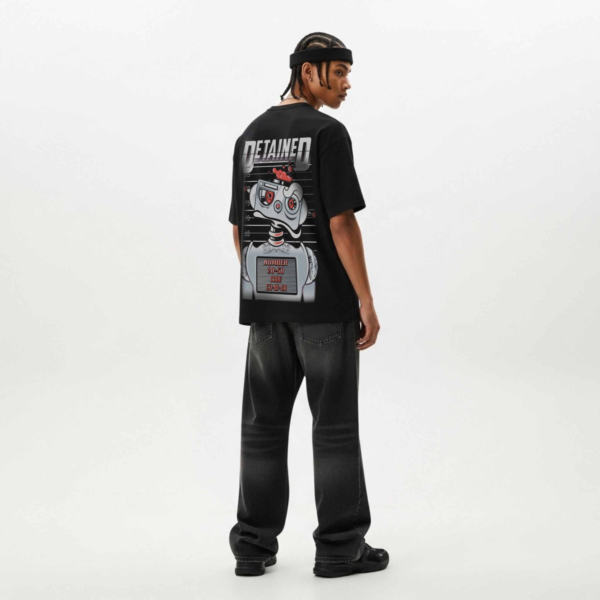Camiseta Cubica Detained Robot
