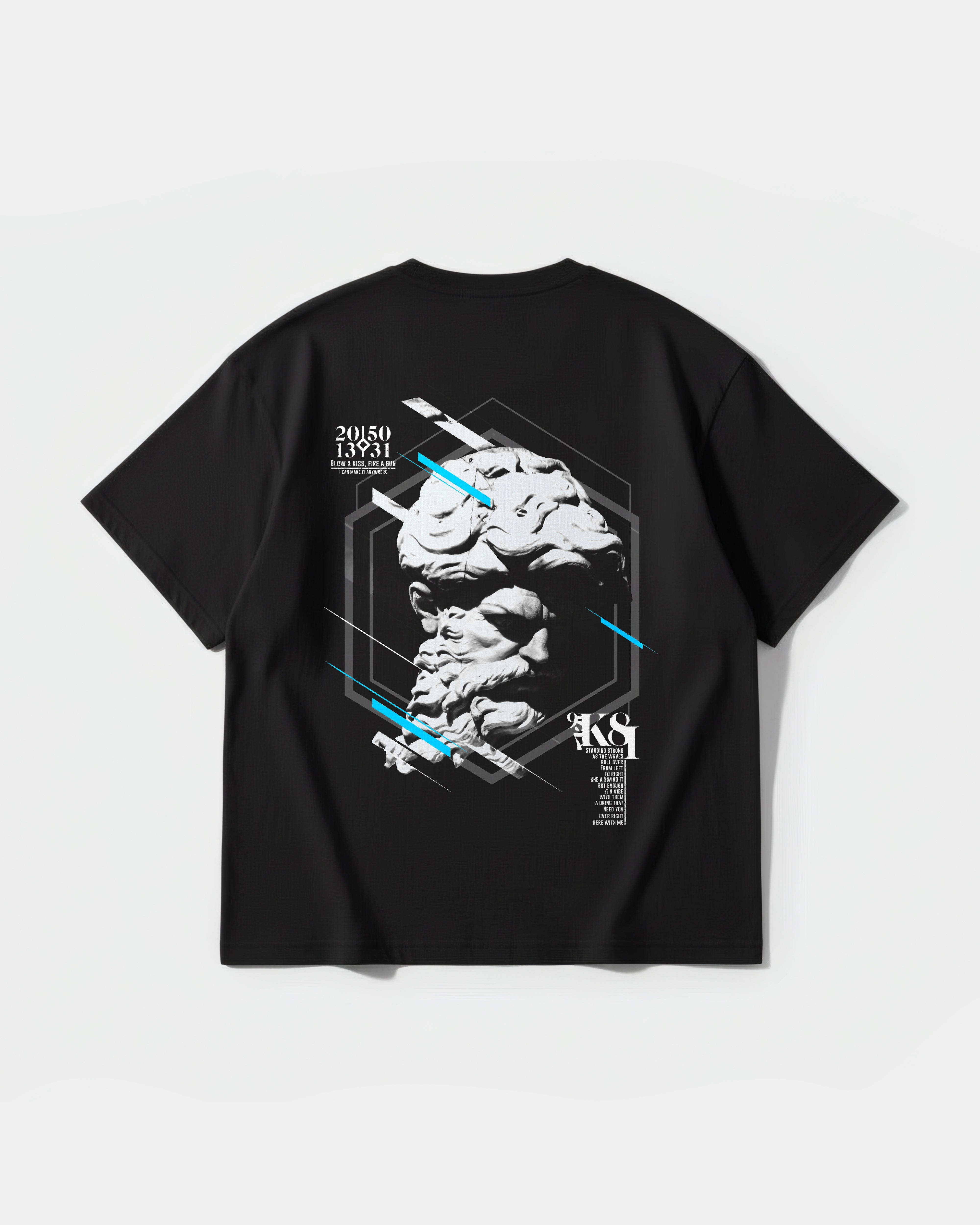 Camiseta Miguel Angel Big Back Oversize Basic