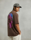 Modelo mide 1,82m y usa talla L