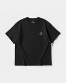 Camiseta Crazy Paloma Pocket Front Oversize Basic Negro