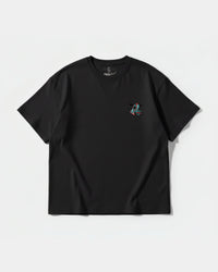 Camiseta Crazy Paloma Pocket Front Oversize Basic Negro