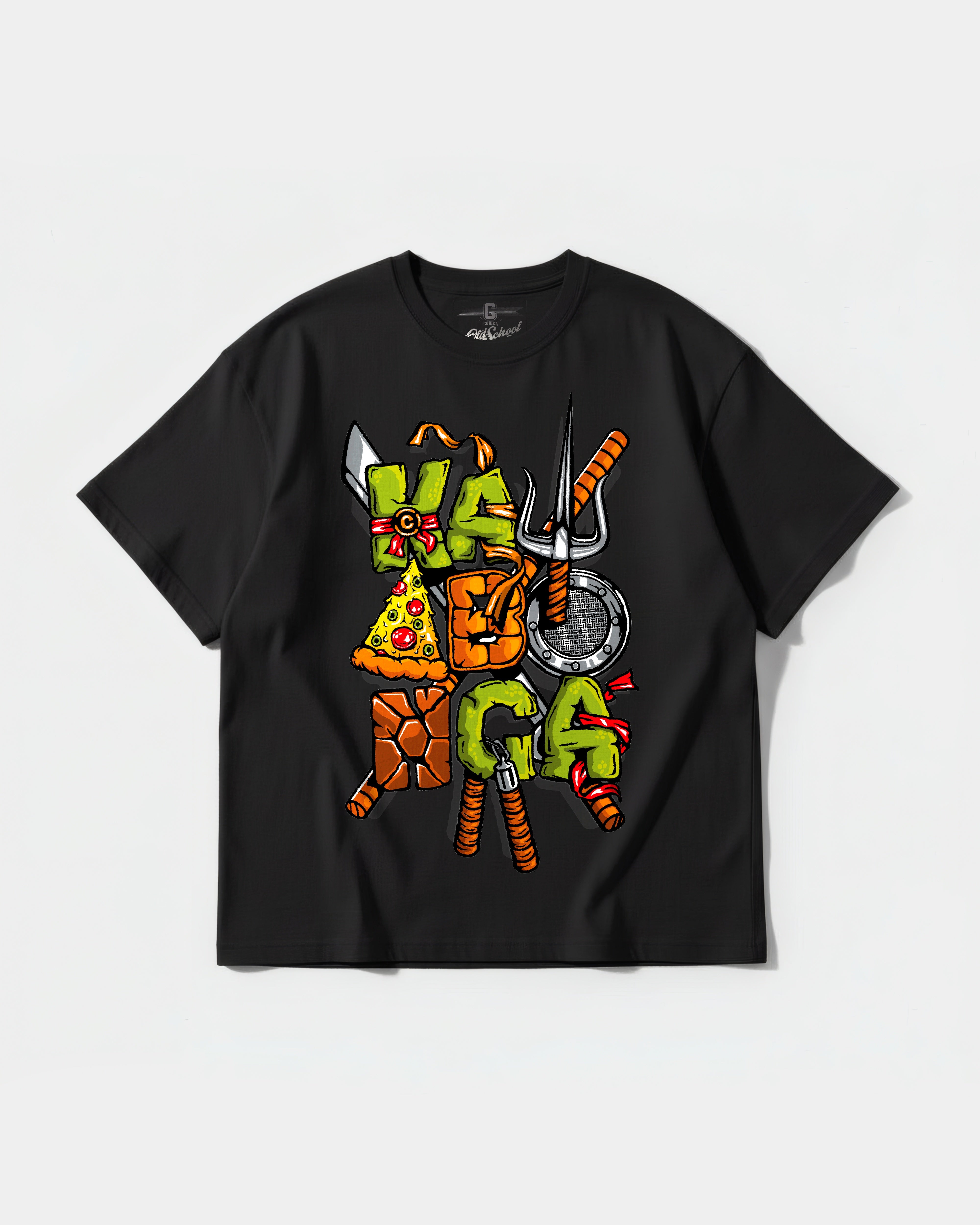 Camiseta Kawabonga Big Front Oversize Basic