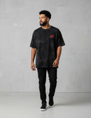 Modelo mide 1,78m y usa talla L