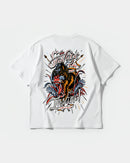 Camiseta The Savage Big Back Oversize Basic Blanco