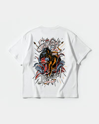 Camiseta The Savage Big Back Oversize Basic Blanco