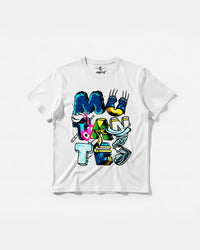 Camiseta Mutantes Big Front Regular Basic Blanco