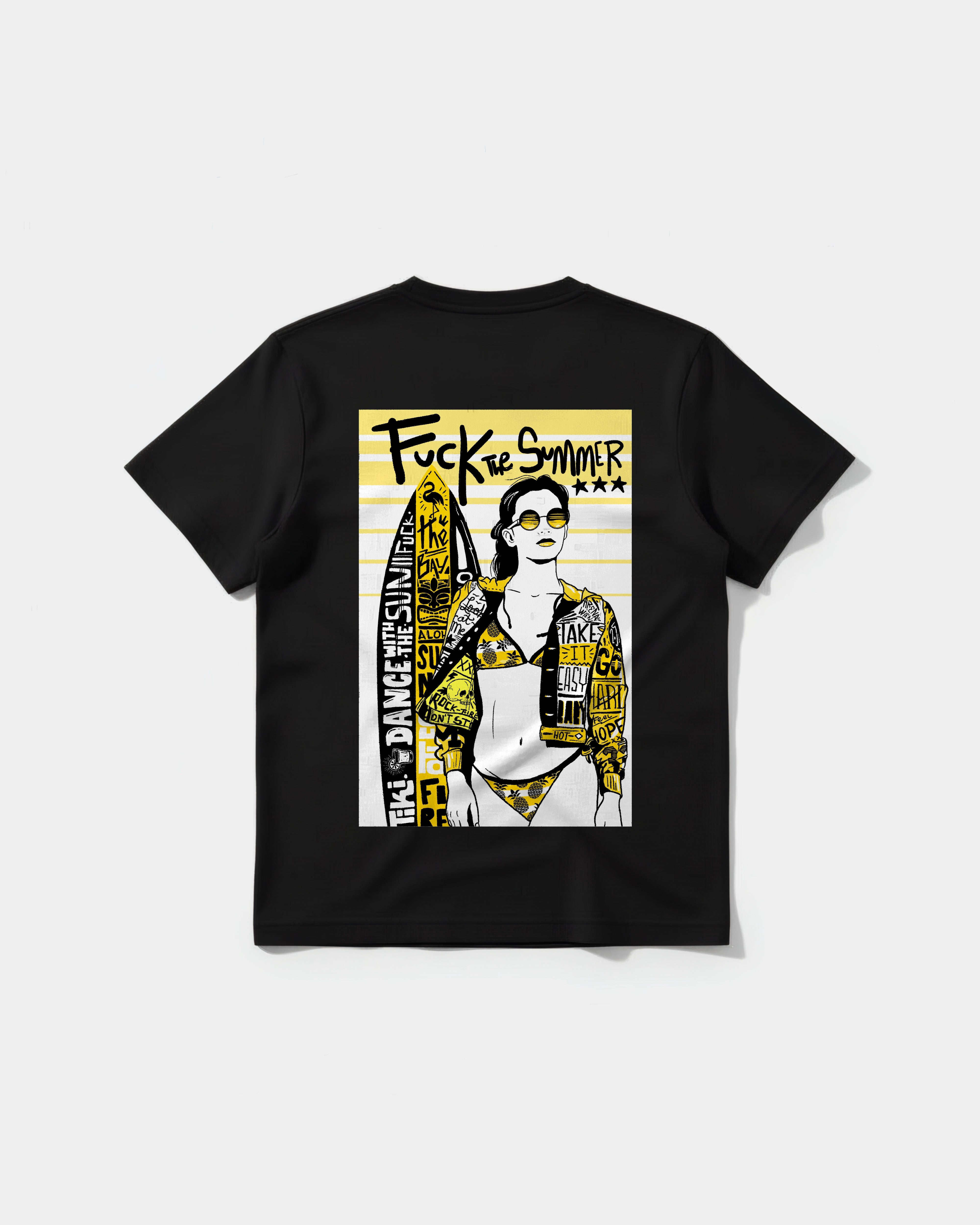Camiseta Fuck The Summer Big Back Regular Basic