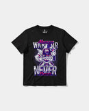 Camiseta Warrior Big Front Regular Basic Negro
