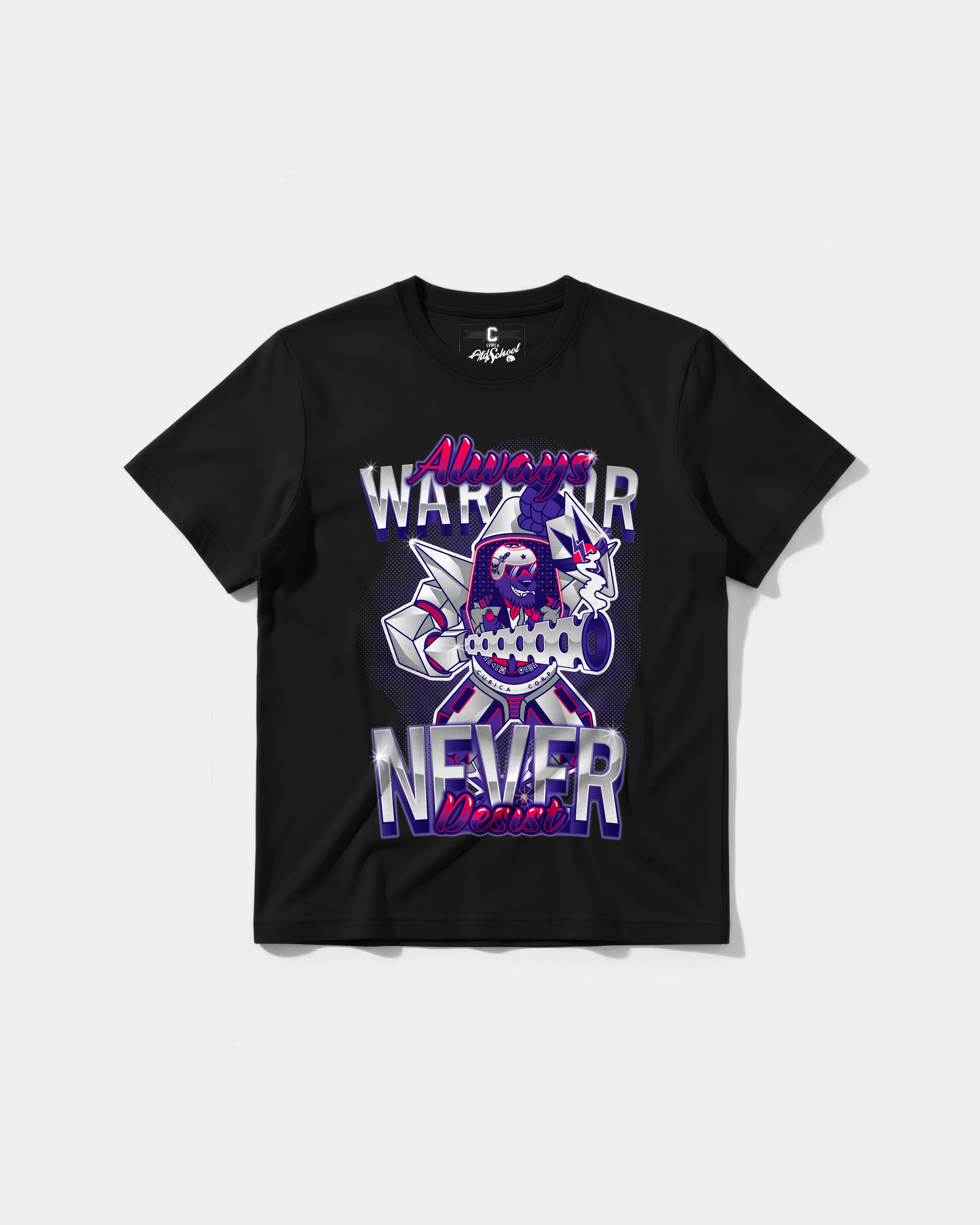 Camiseta Warrior Big Front Regular Basic