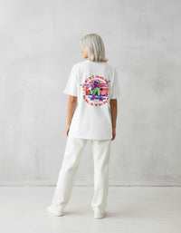 Modelo mide 1,64m y usa talla S