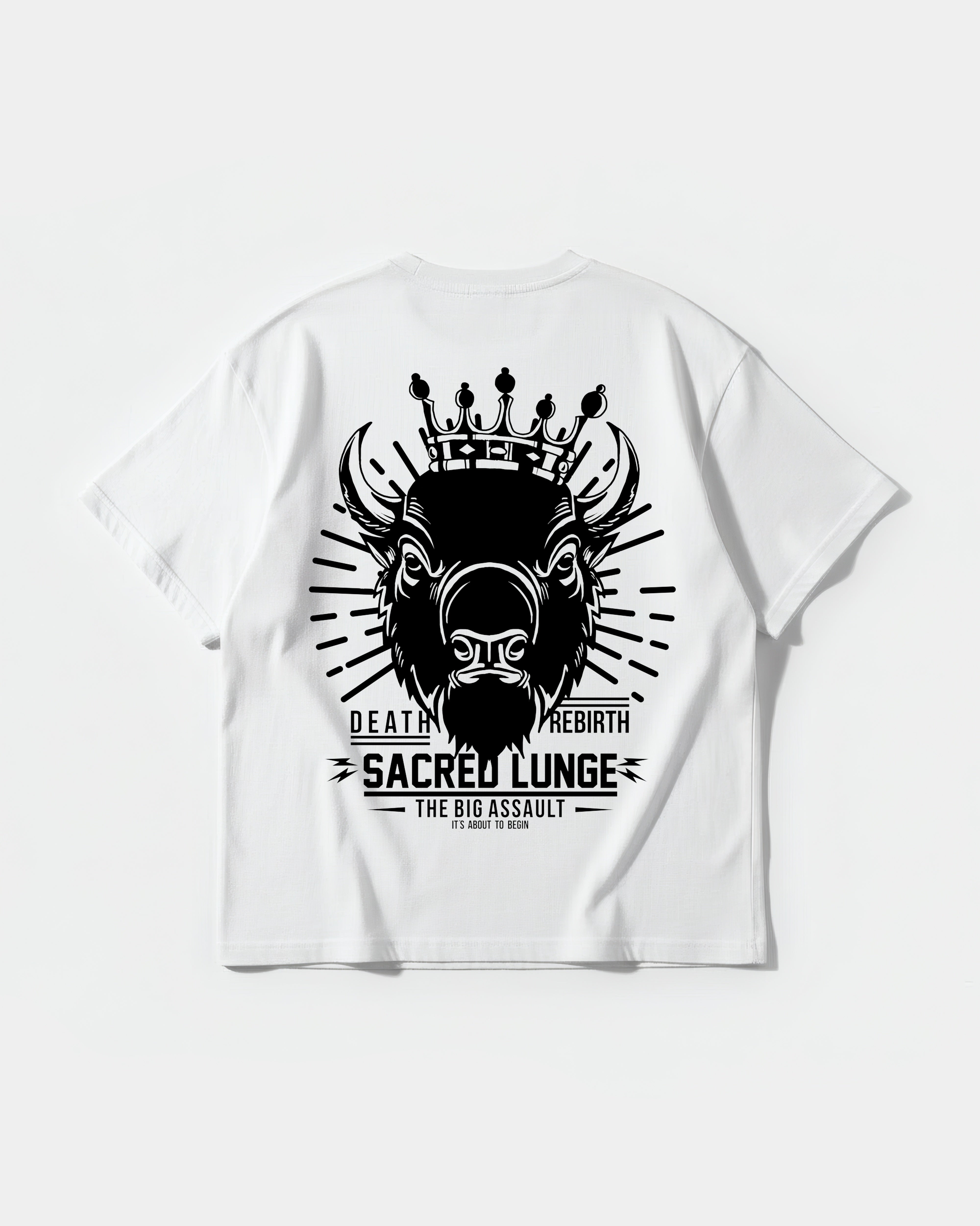 Camiseta Sacred Lunge Big Back Oversize Basic