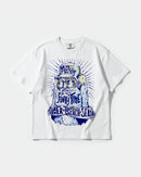 Camiseta Rock Da Body Big Front Oversize Basic Blanco