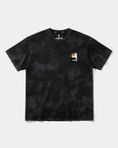 Camiseta Traveling In The Sky Pocket Front Oversize Acid Negro