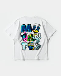 Camiseta Mutantes Big Back Oversize Basic Blanco