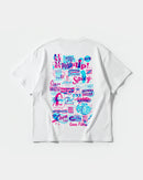Camiseta Spicy Girl Big Back Oversize Basic Blanco