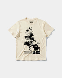 Camiseta One Thunder Big Front Regular Basic Beige