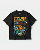 Camiseta King Of Seas Big Front Oversize Basic Negro