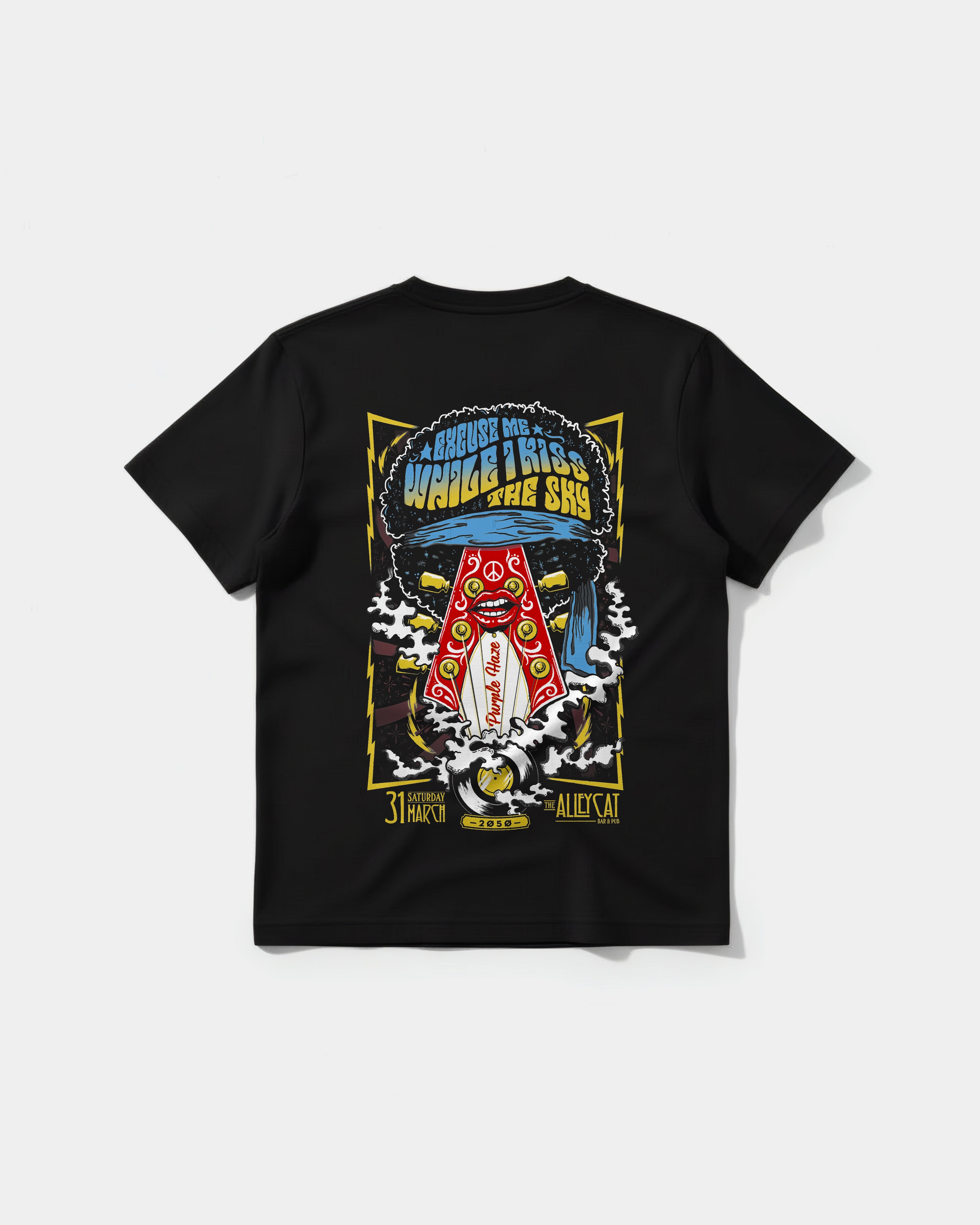 Camiseta Hendrix Big Back Regular Basic