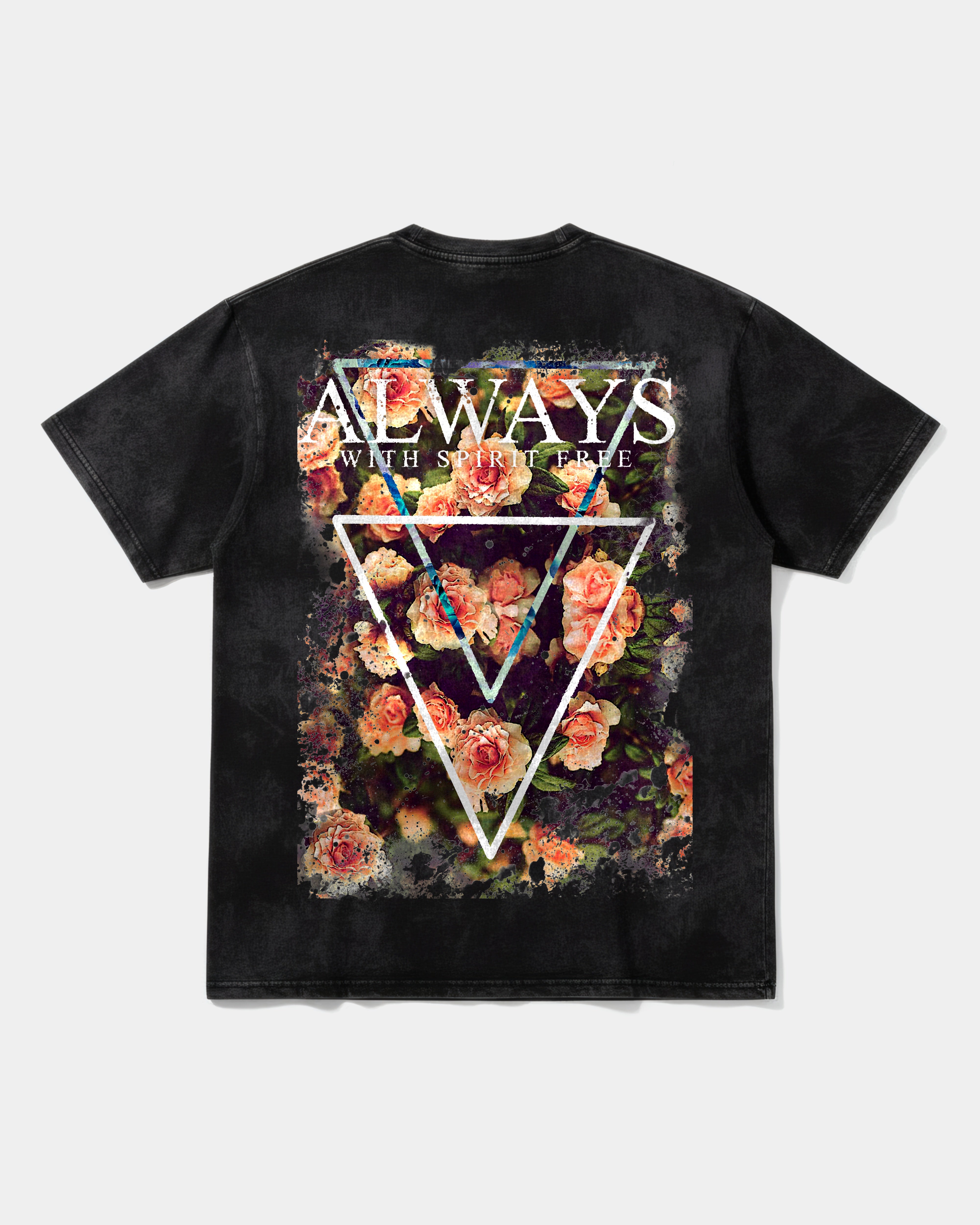 Camiseta Always Free Spirit Big Back Oversize Acid