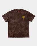 Camiseta Leopard Pocket Front Oversize Acid Marron