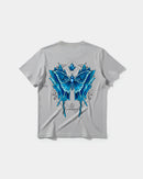 Camiseta Libertad White Pocket Front Regular Basic Gris