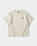 Camiseta Iluminati Hand Pocket Front Oversize Basic Beige